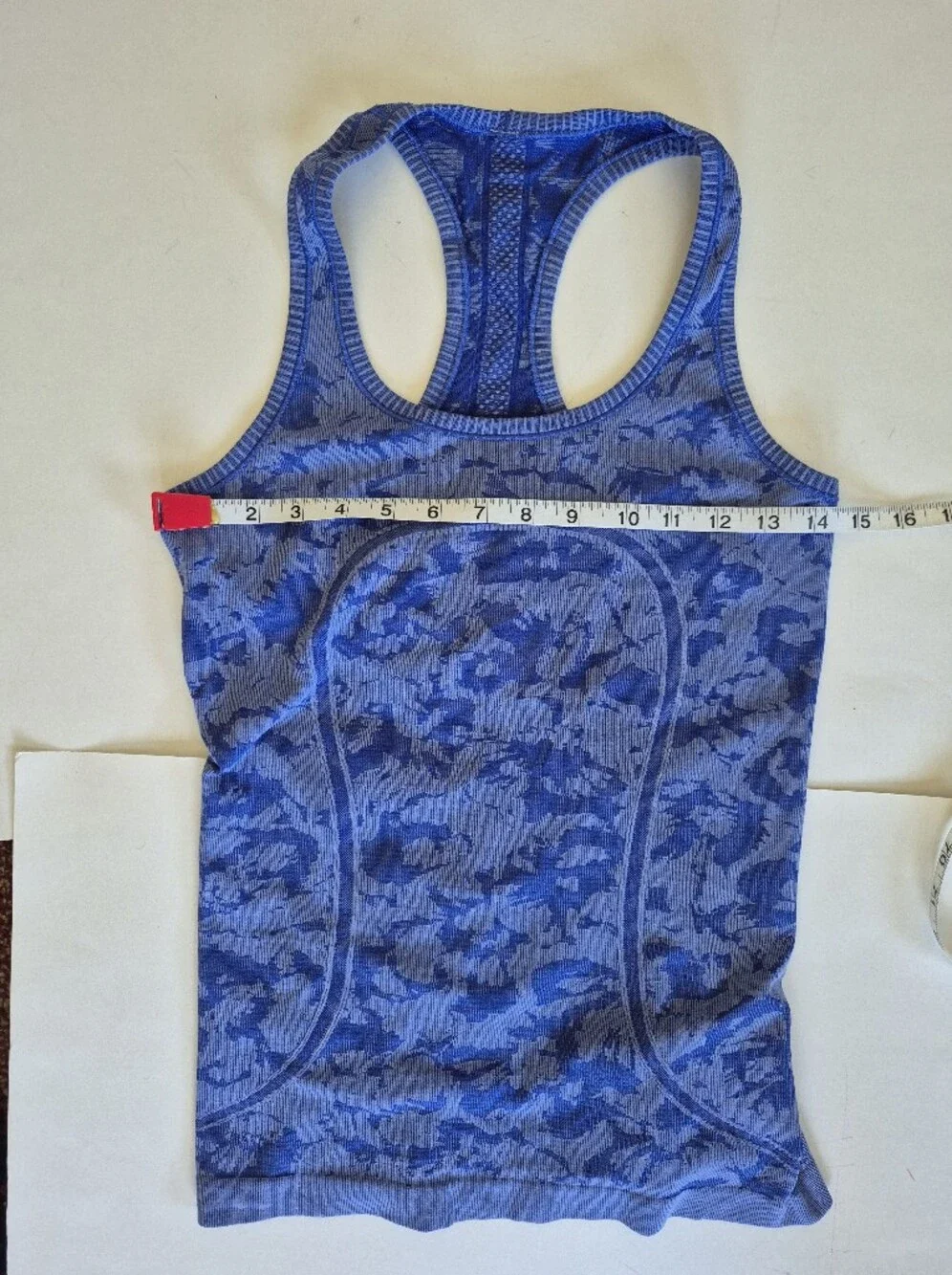 Lululemon Top Swiftly Tech Blue Racerback Size 6